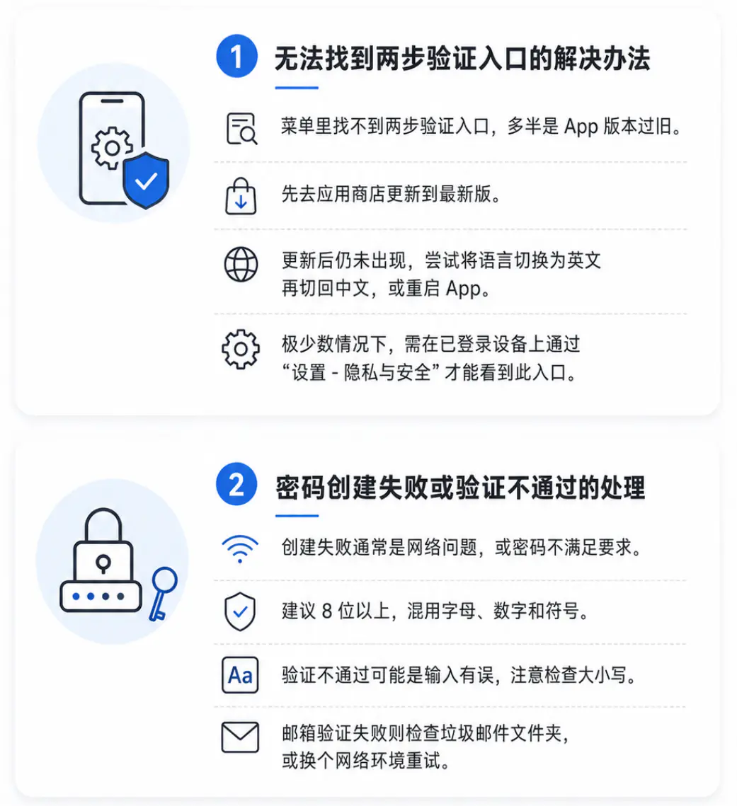 设置密码的常见问题